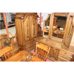 KING SIZE 6 PC BEDROOM SUITE