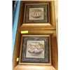 Image 1 : PAIR OF SHOWHOME GOLD TONE FRAMED PICTURES