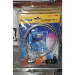 BAG OF 3 NOTEBOOK COMPUTER LOCKS