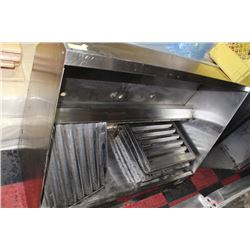 COMMERCIAL KITCHEN HOOD VENTS W/ FILTERS