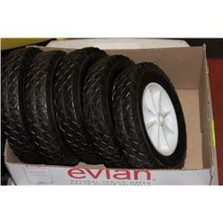 BOX OF 5 DOLLY WHEELS