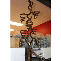 LARGE METAL CANDLE HOLDER