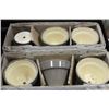 Image 1 : 2 BOXES OF SMALL PLANTER POTS