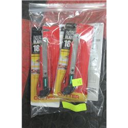 BUNDLE OF 6 NEW UTILITY KNIVES