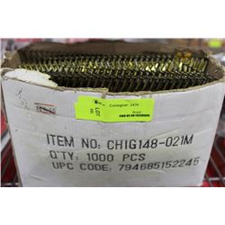 BOX OF 1000 AIR NAILS