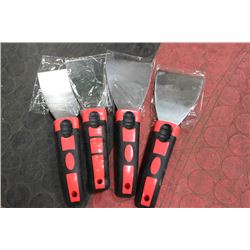 4 NEW HAND SCRAPERS