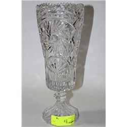 ESTATE CRYSTAL VASE