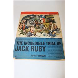 THE INCREDIBLE TRIAL OF JACK RUBY 1964 WEEKLY