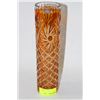 Image 1 : ESTATE AMBER CRYSTAL VASE