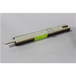 VINTAGE HUGHES OWENS SLIDE RULE