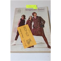 1966 SIMPSON SEARS CATALOGUE