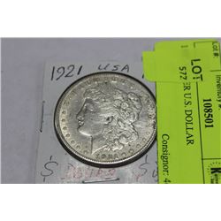 1921 SILVER MORGAN U.S. DOLLAR