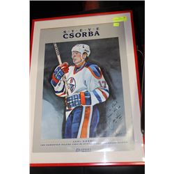 JARI KURRI 1984-85 STANLY CUP PICTURE SIGNED "TO