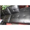 Image 3 : BLACK LEATHERETTE SECTIONAL