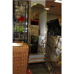 BRASS TONE CHEVELLE MIRROR