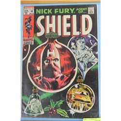 WOOD FRAMED 12 CENT MARVEL SHIELD