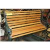 Image 1 : MINI WOOD AND METAL PARK BENCH