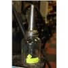 Image 1 : VINTAGE GLASS OIL BOTTLE W SPOUT