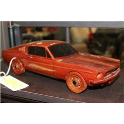 WOOD CARVED MUSTANG