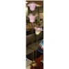 Image 1 : TRILITE 60'S 3 PINK ITALIAN GLASS SHADES