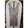 Image 1 : BCBG GOLD DRESS **NEW** SIZE XS