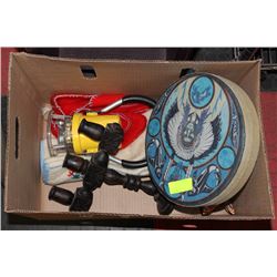 BOX OF ESTATE ASST. ORNAMENTS