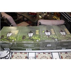 4 PARADISE 120 VOLT CAST ALUMINUM OUTDOOR LIGHTS