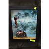 Image 1 : NATIVE FRAMED 3-D PICTURE-18" H x 14.5" L