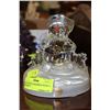 Image 1 : LEAD CRYSTAL SNOWMAN MUSICAL ORNAMENT