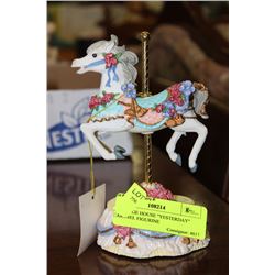 HERITAGE HOUSE "YESTERDAY" CAROUSEL FIGURINE