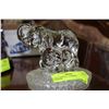 Image 1 : LEAD CRYSTAL ELEPHANT FIGURINE