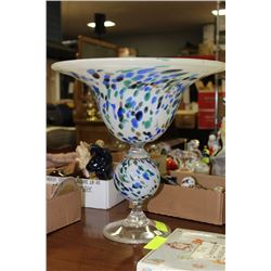 ESTATE ART GLASS VASE/BOWL