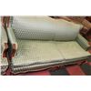 Image 3 : GREEN FRENCH PROVINCIAL VINTAGE SOFA W CHAIR