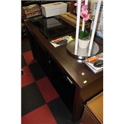 SHOWHOME WOOD TONE MAPPING TABLE W BUILT IN SHARP