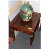 Image 1 : WOOD END TABLE SOLD W VASE