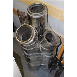 7.5 FT STAINLESS STEEL STOVEPIPE