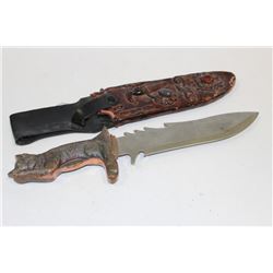 "FOX HANDLE" HUNTING KNIFE