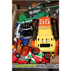 BOX OF PIXAR'S "CARS" TOYS