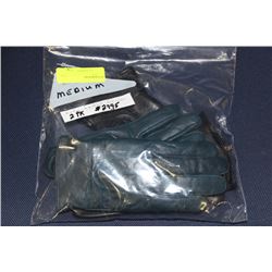 PK OF 2 LEATHER GLOVES AS THEY COME
