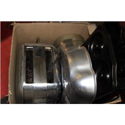 VINTAGE TOASTER / WAFFLE IRON & BAKEWARE