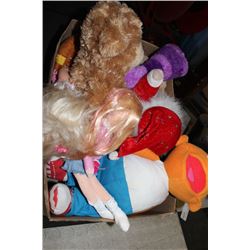 BOX W/ ANIMATED TOYS