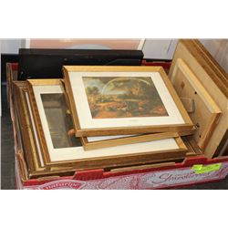 SET OF FRAMED PICTURES
