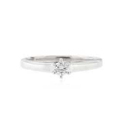 Platinum 0.20 ctw Diamond Solitaire Ring