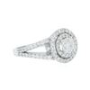 Image 2 : 14KT White Gold 1.12 ctw Diamond Ring