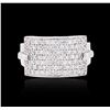 Image 1 : 14KT White Gold 0.92 ctw Diamond Ring