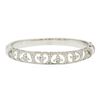 Image 1 : 18KT White Gold 1.67 ctw Diamond Bangle Bracelet