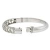 Image 3 : 18KT White Gold 1.67 ctw Diamond Bangle Bracelet