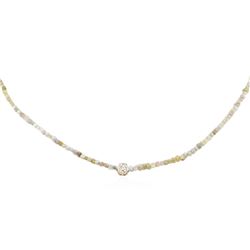 14KT Yellow Gold 21.46 ctw Rough Diamond Necklace