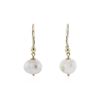 Image 1 : 14KT Yellow Gold Pearl Earrings
