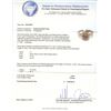 Image 3 : 14KT White Gold EGL USA Certified 1.49 ctw Fancy Brown Diamond Ring